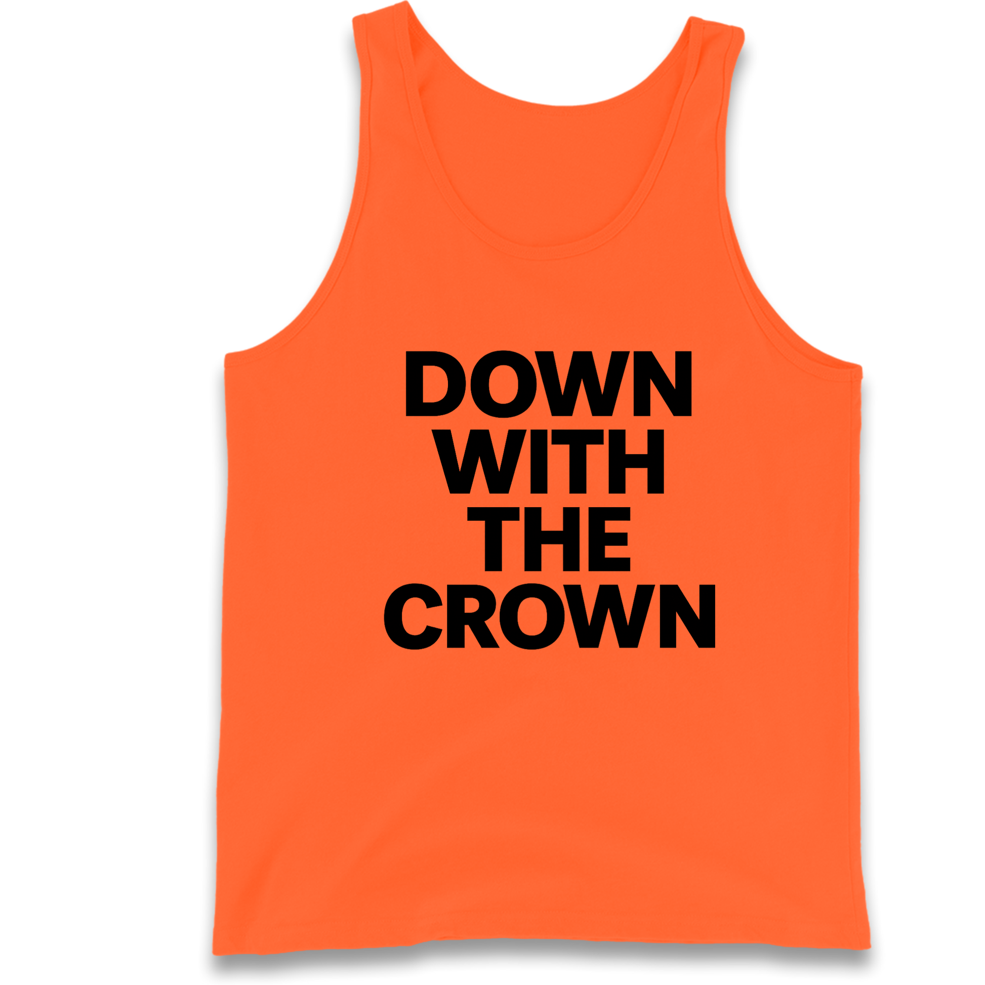 DOWN WITH THE CROWN Tank Top