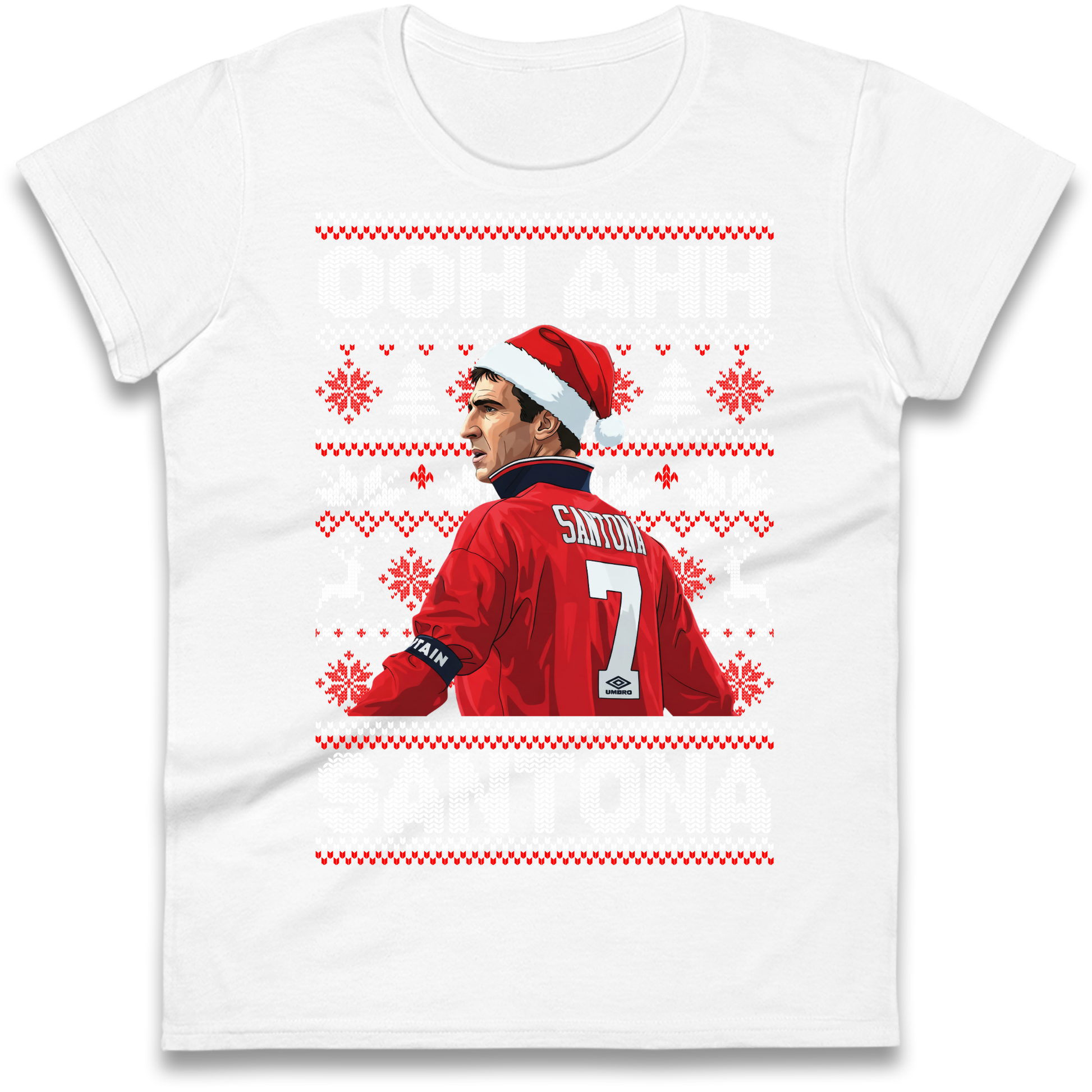 M'nchester United Christmas Ladies Shirt