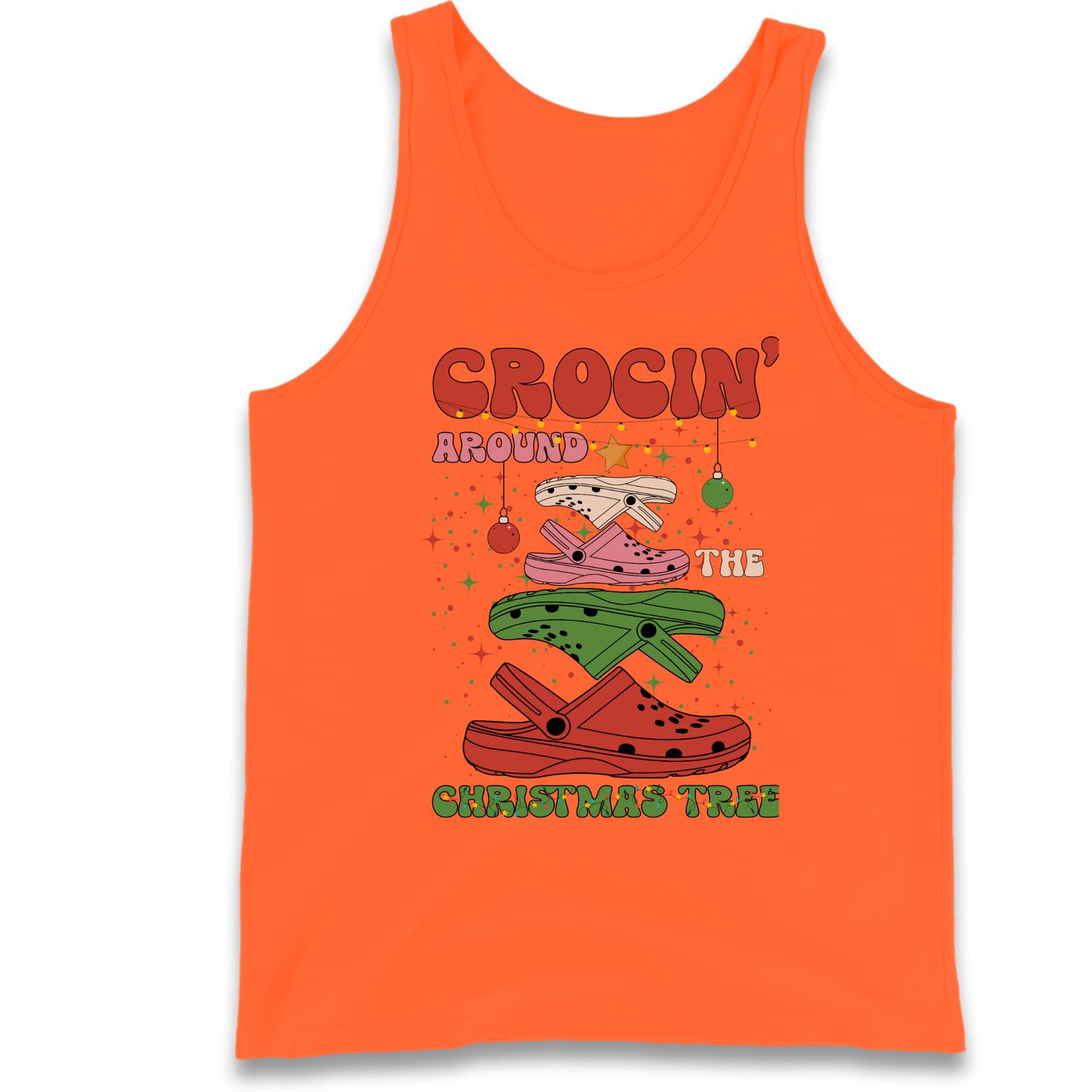 Crockin Around the Christmas Tree Christmas Tank Top
