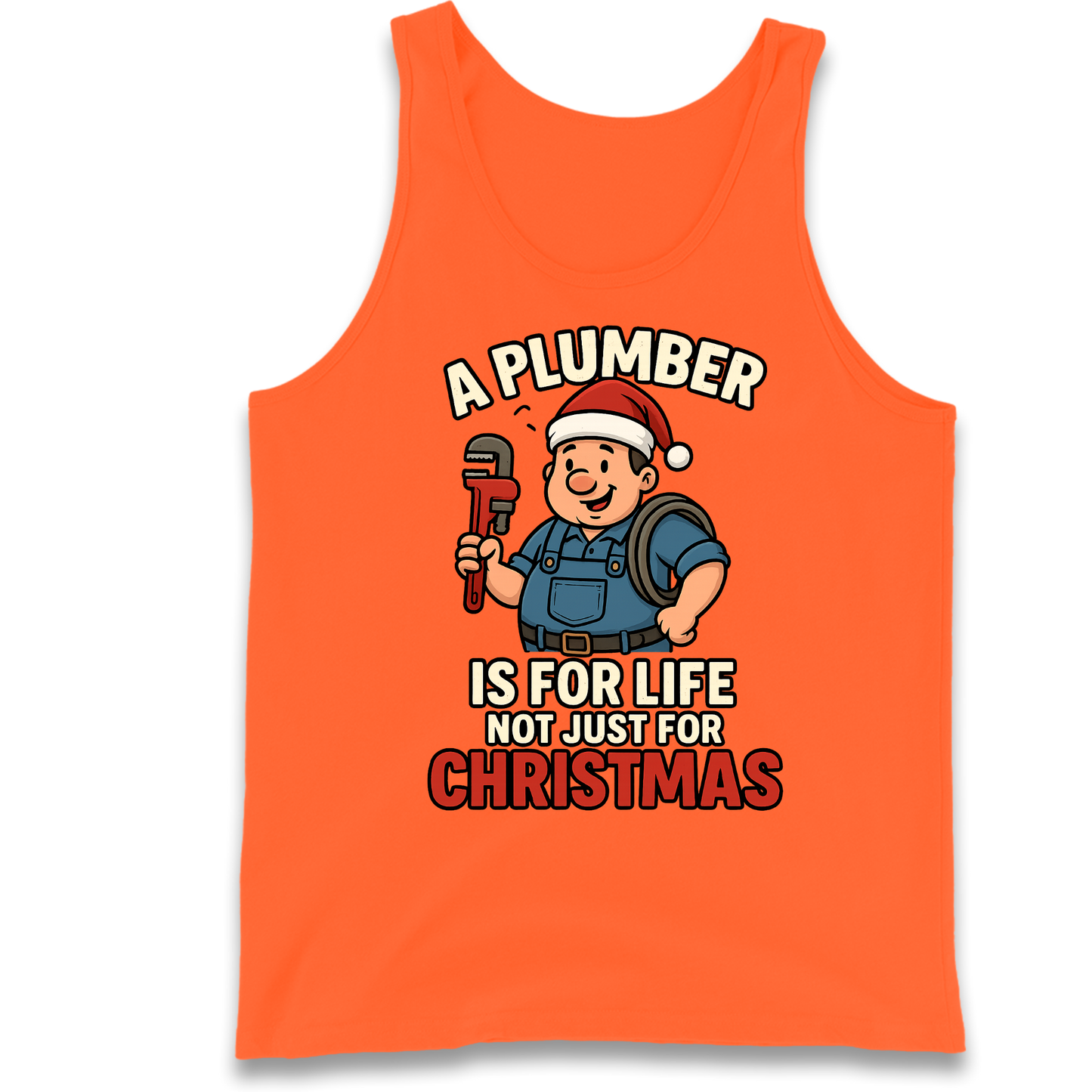 Plumber Christmas Tank Top