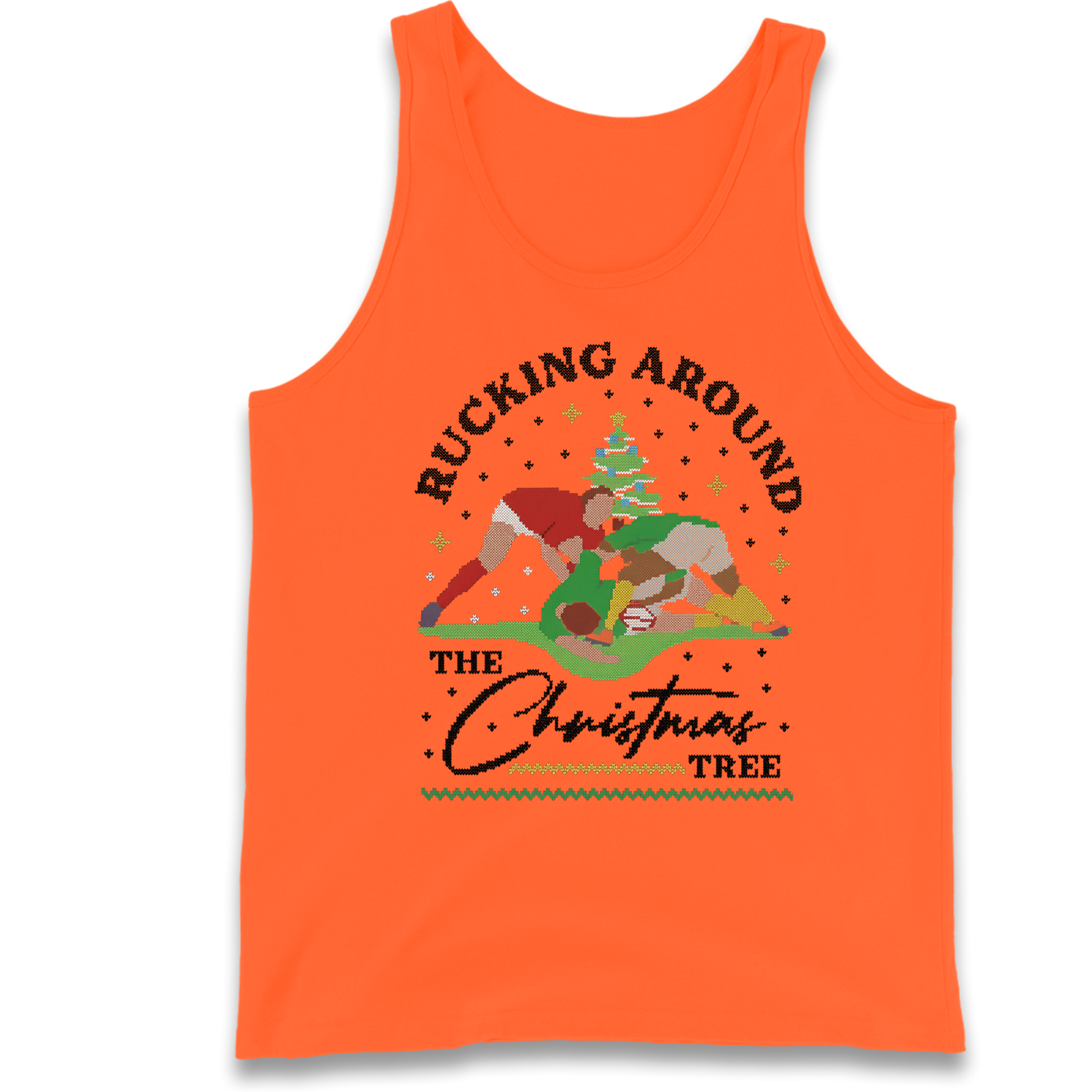 Rugby Christmas Tank Top