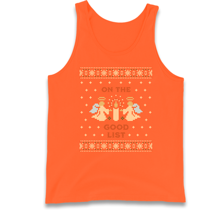 On The Good List Christmas Tank Top