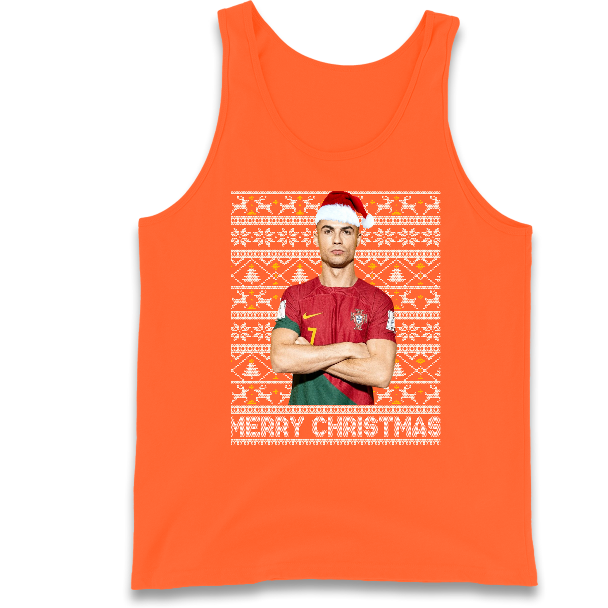 Merry Christmas Ronaldo Tank Top