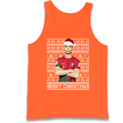 Merry Christmas Ronaldo Tank Top