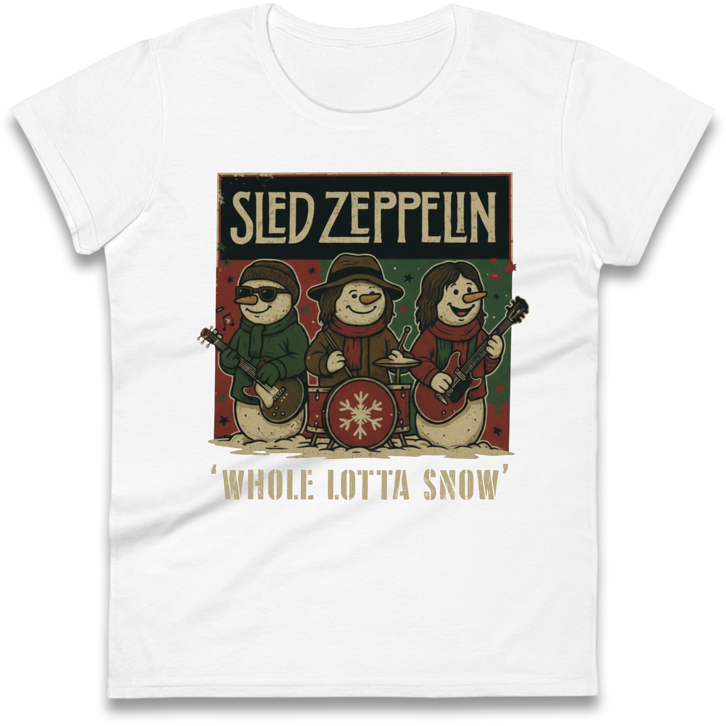 Led Zeppelin Christmas Ladies Shirt
