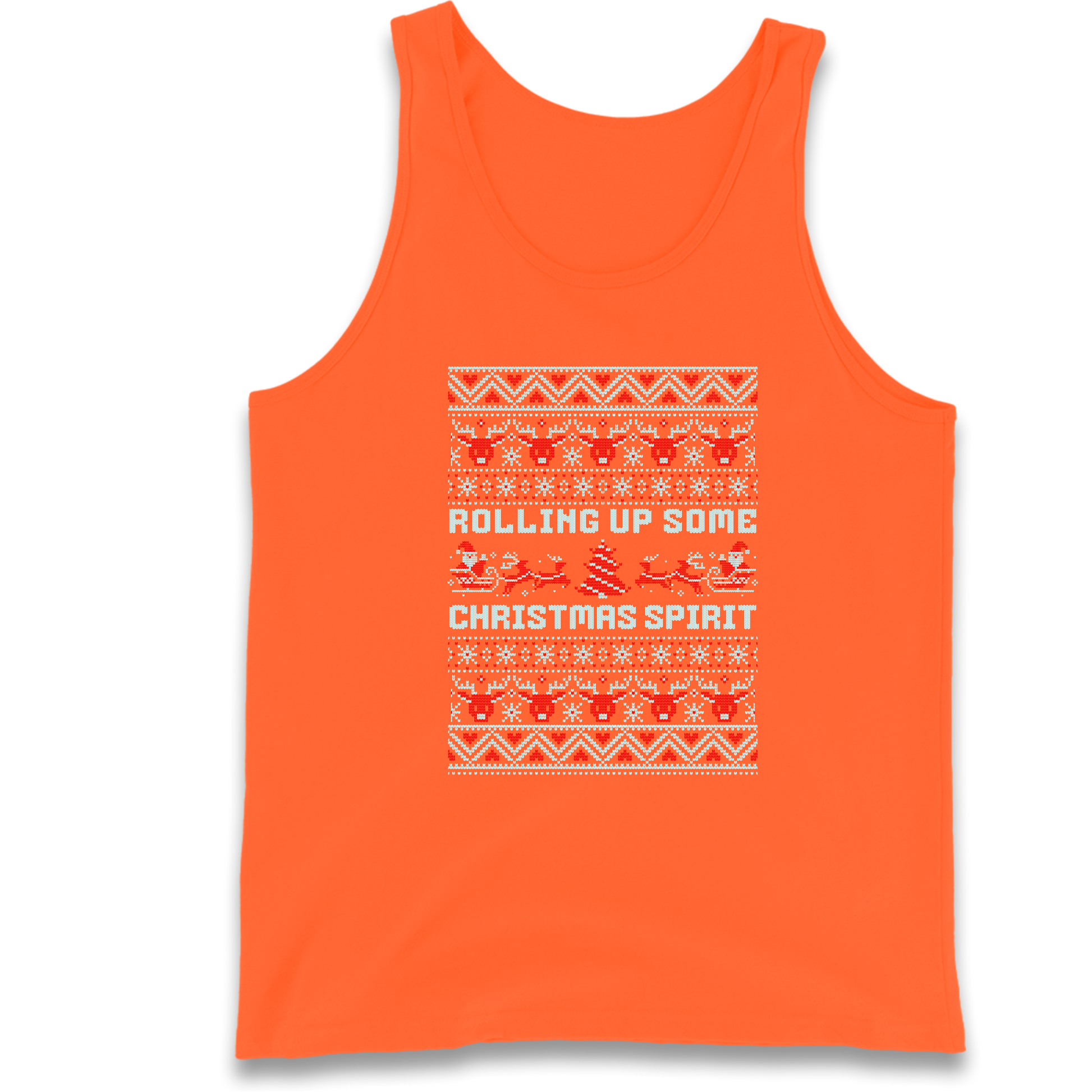 Rolling up Some Christmas Spirit Tank Top