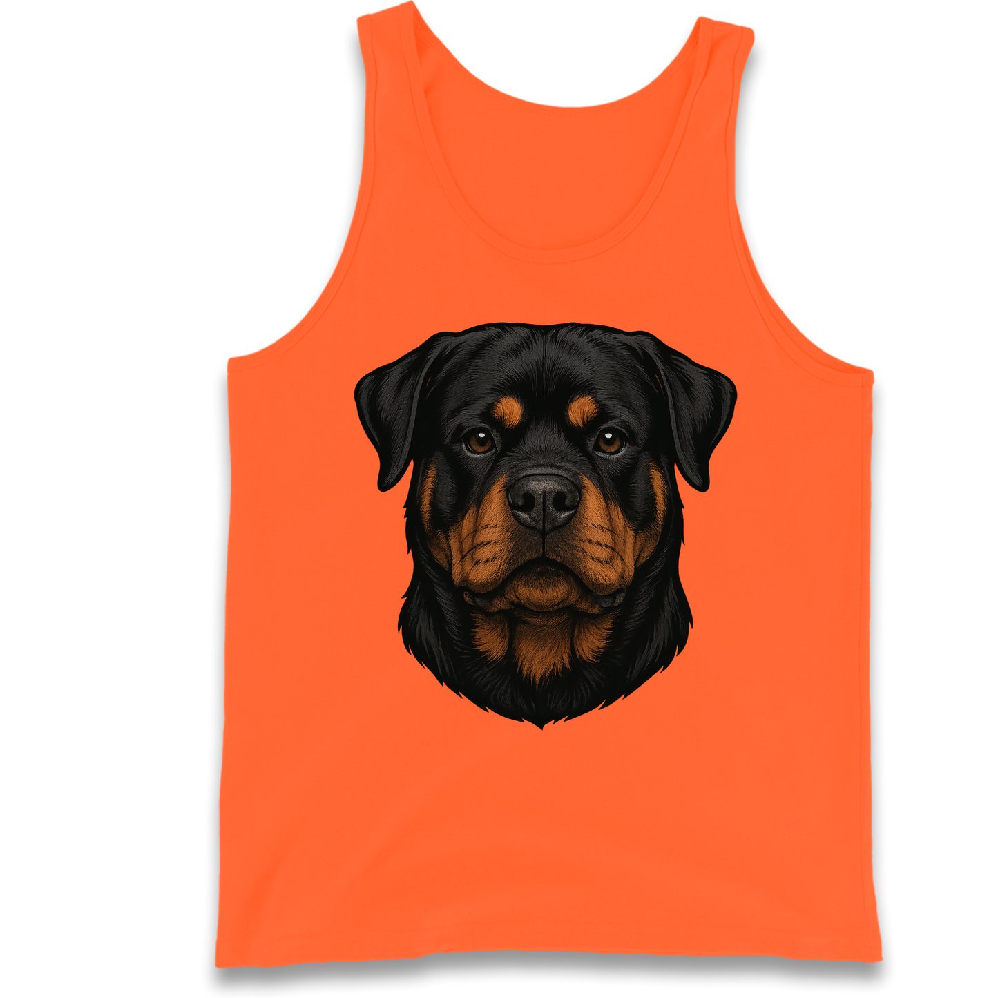 Rottweiler Face Tank Top
