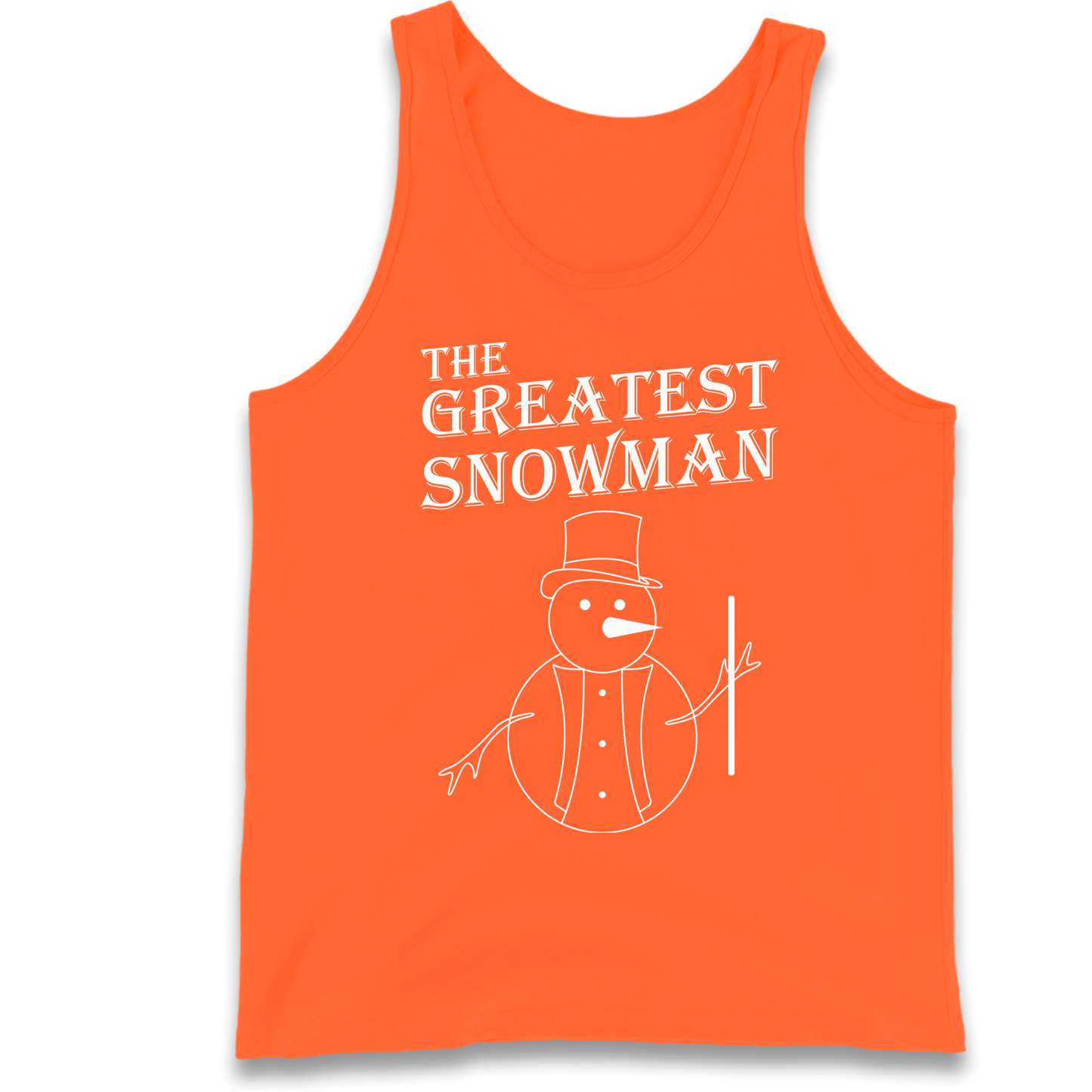 The Greatest Snowman Christmas Tank Top