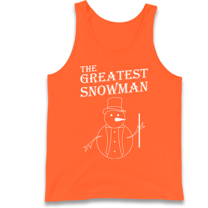 The Greatest Snowman Christmas Tank Top