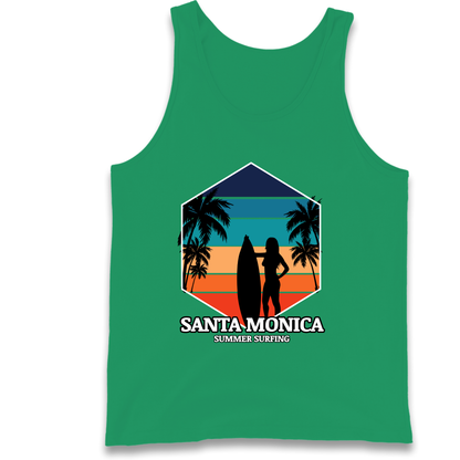 Santa Monica Summer Surfing Tank Top
