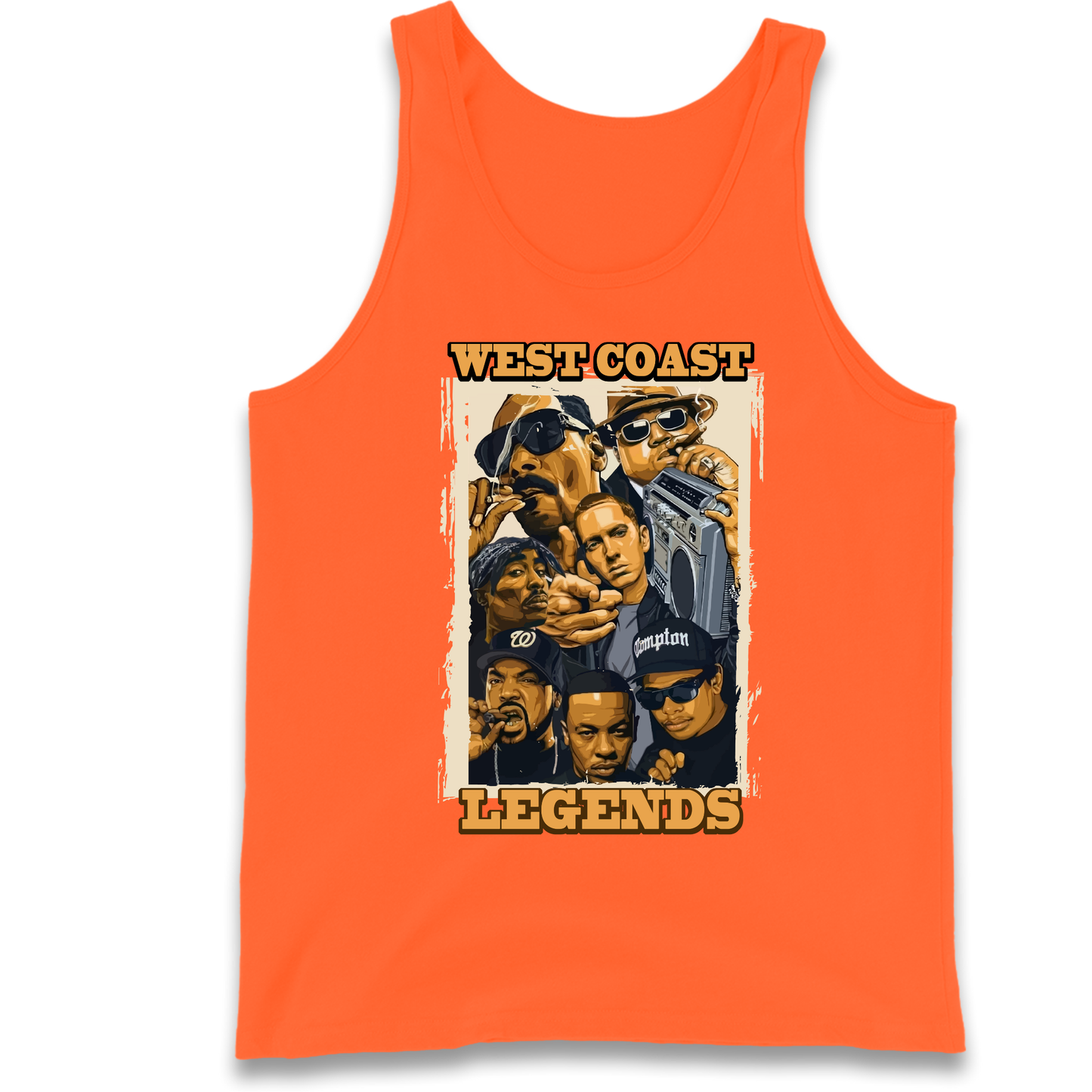 West Coast Legends Rappers Tank Top
