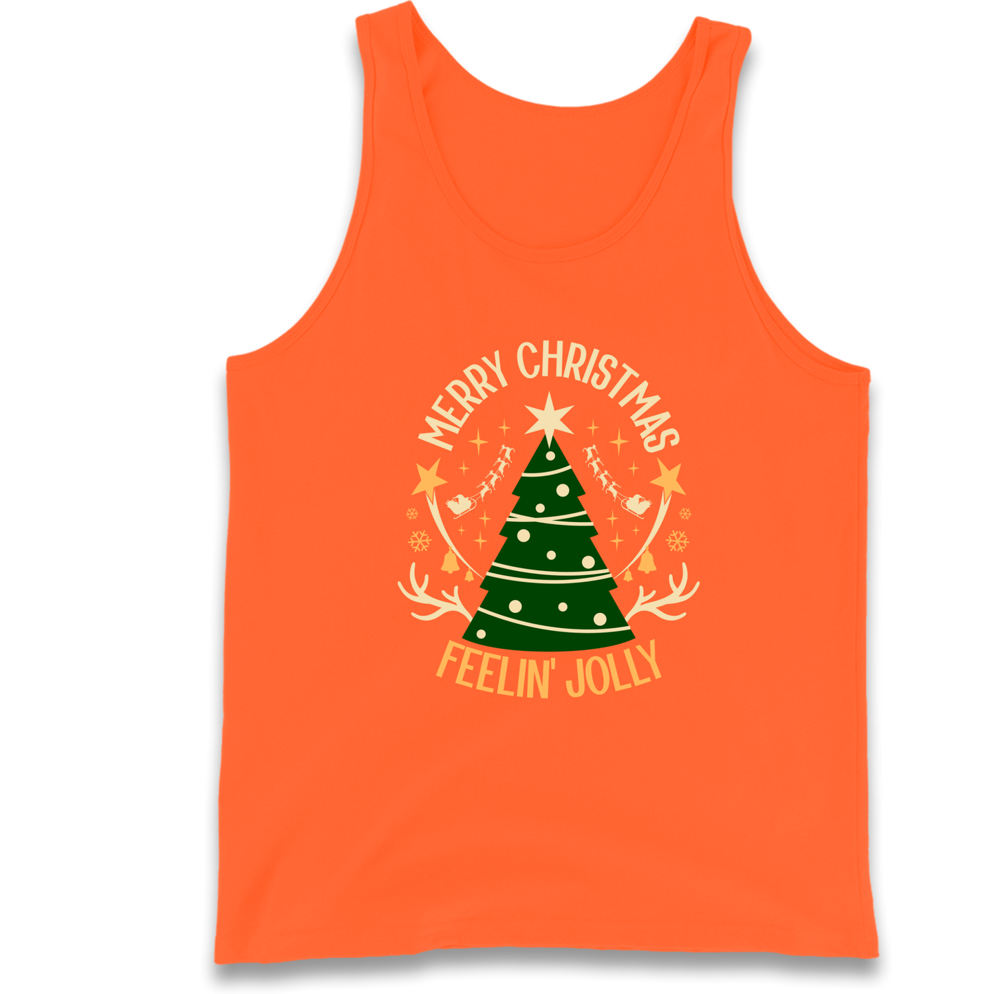 Merry Christmas Feeling Jolly Christmas Tank Top