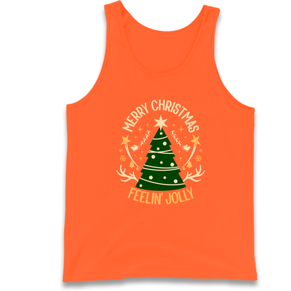 Merry Christmas Feeling Jolly Christmas Tank Top