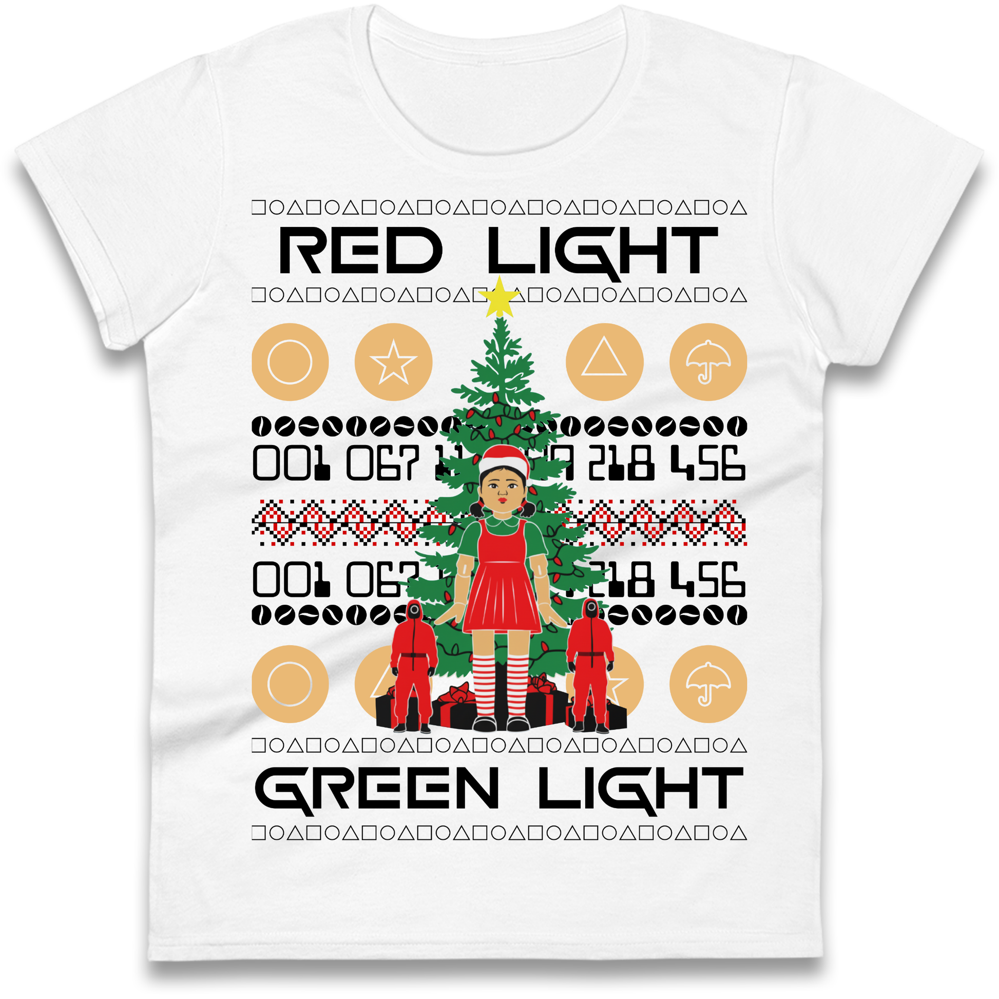 Squid Game Christmas Ladies Shirt