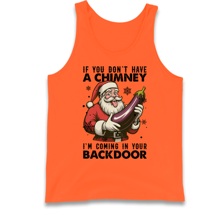 Santa Back Door Tank-Top