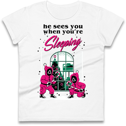 Squid Games Xmas Ladies Shirt