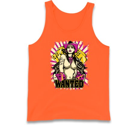 Wanted Ace Of Spades Tank Top