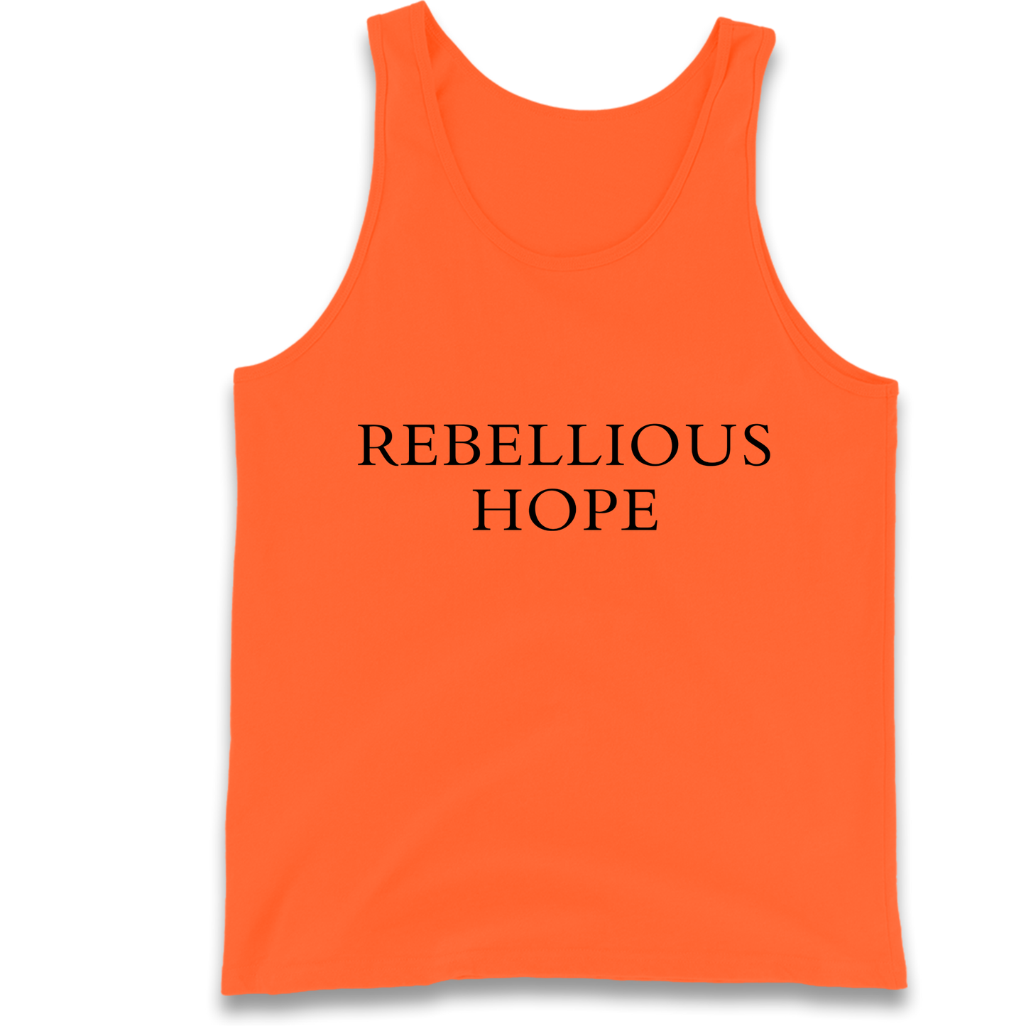 Rebellious Hope Embroidered Tank Top
