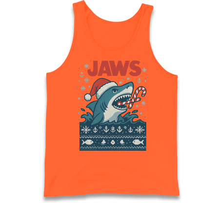 Jaws Christmas Tank Top