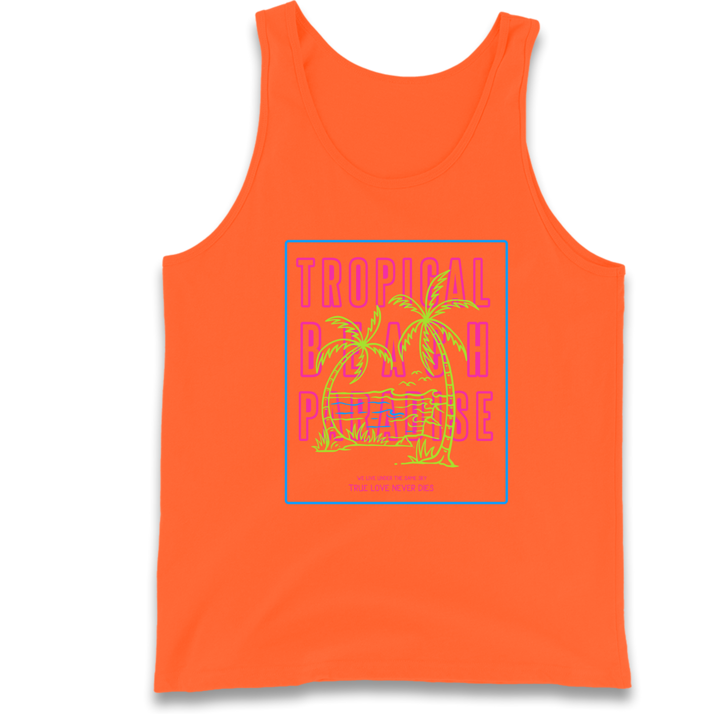Tropical Beach Paradise Tank Top