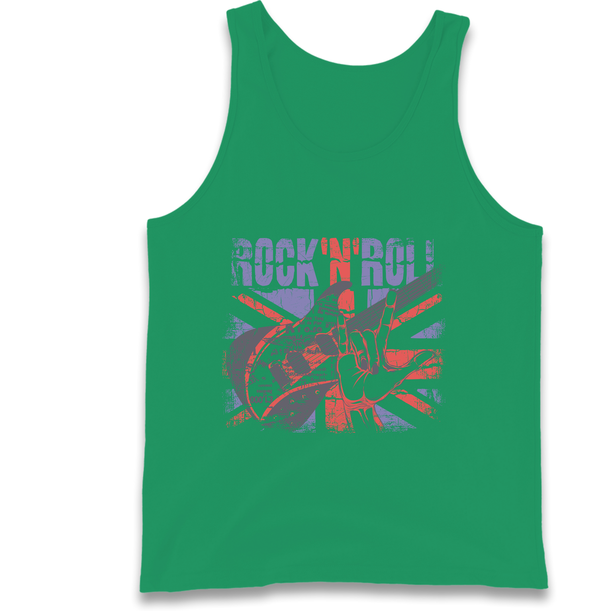 Rock N Roll Union Jack Tank Top