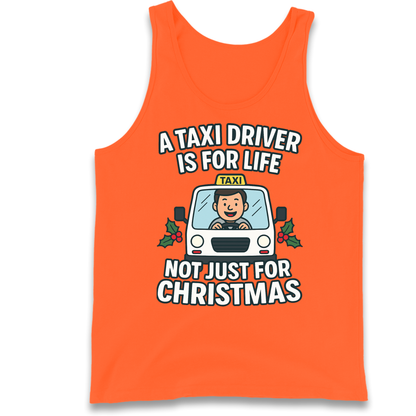 Taxi Driver Christmas Tank Top