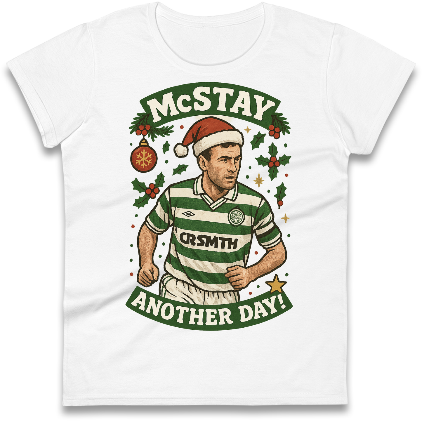 Paul McStay Celtic Christmas Ladies Shirt