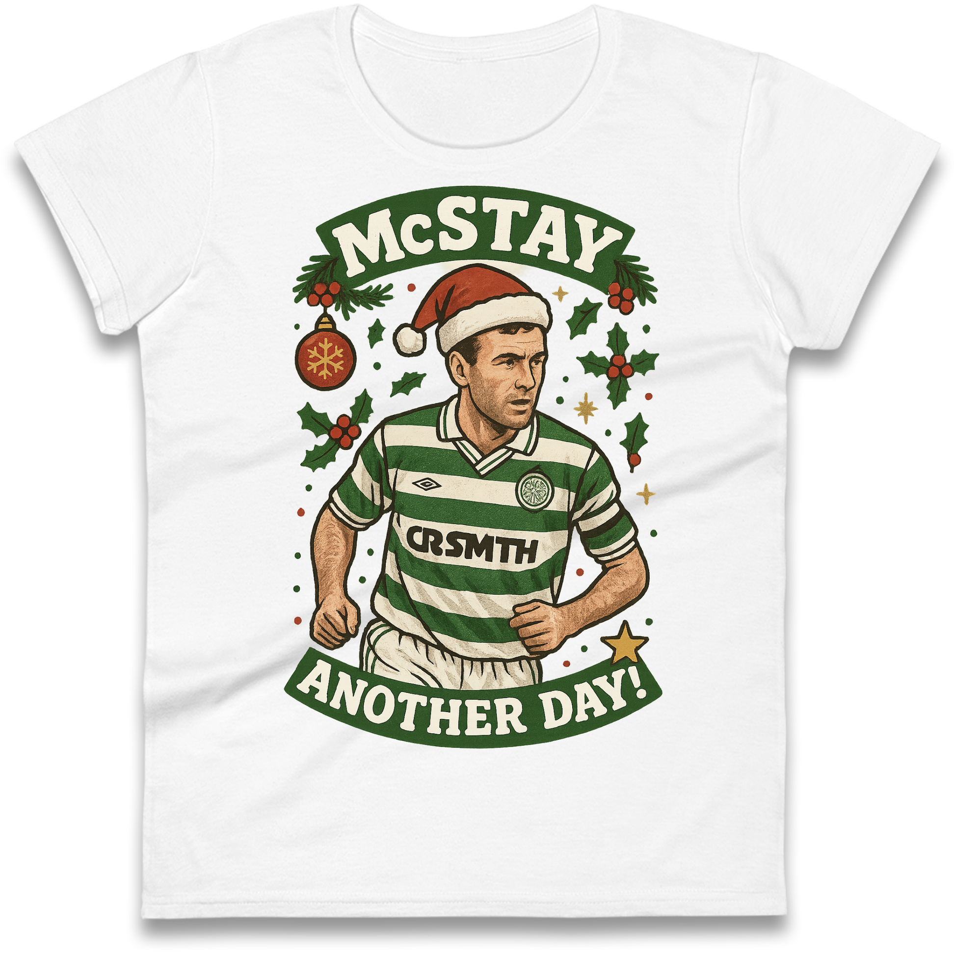 Paul McStay Celtic Christmas Ladies Shirt