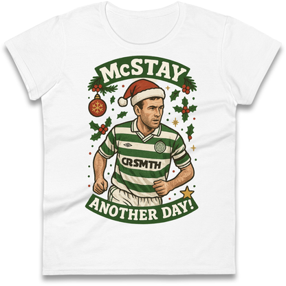 Paul McStay Celtic Christmas Ladies Shirt