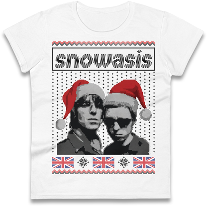 Snowasis Union Jack Christmas Ladies Shirt