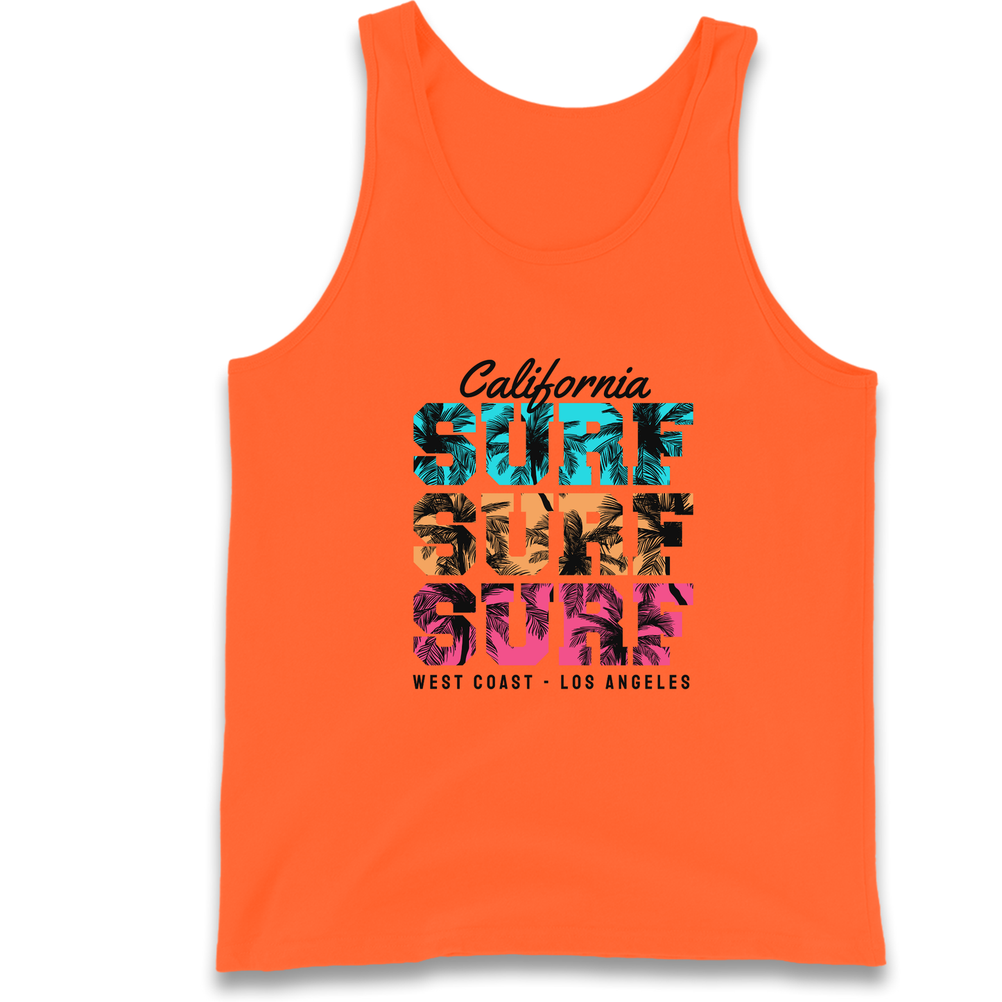 California Surf Surf Surf Tank Top