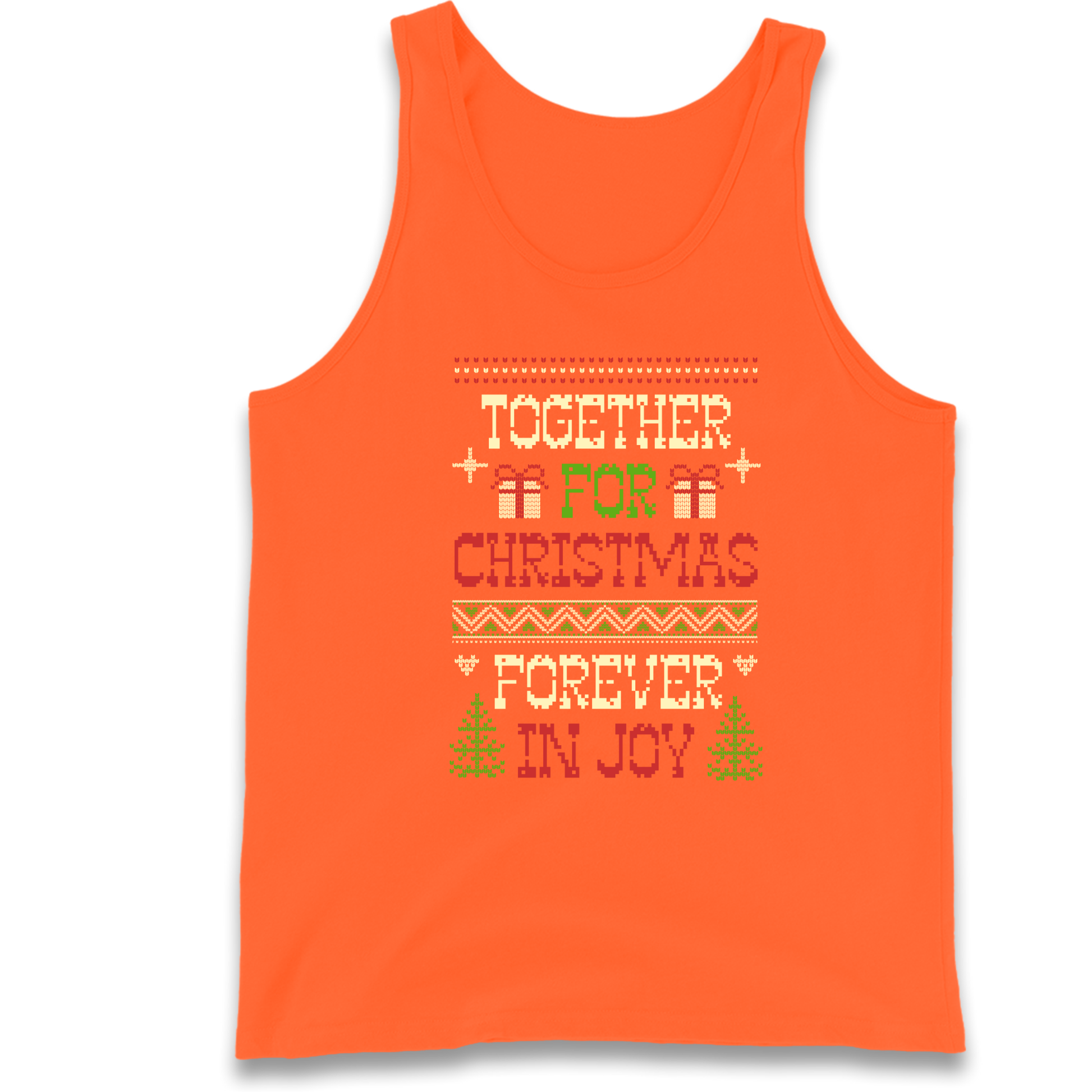 Together for Christmas Forever in Joy Christmas Tank Top