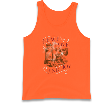 Peace Love And Joy Christmas Tank Top