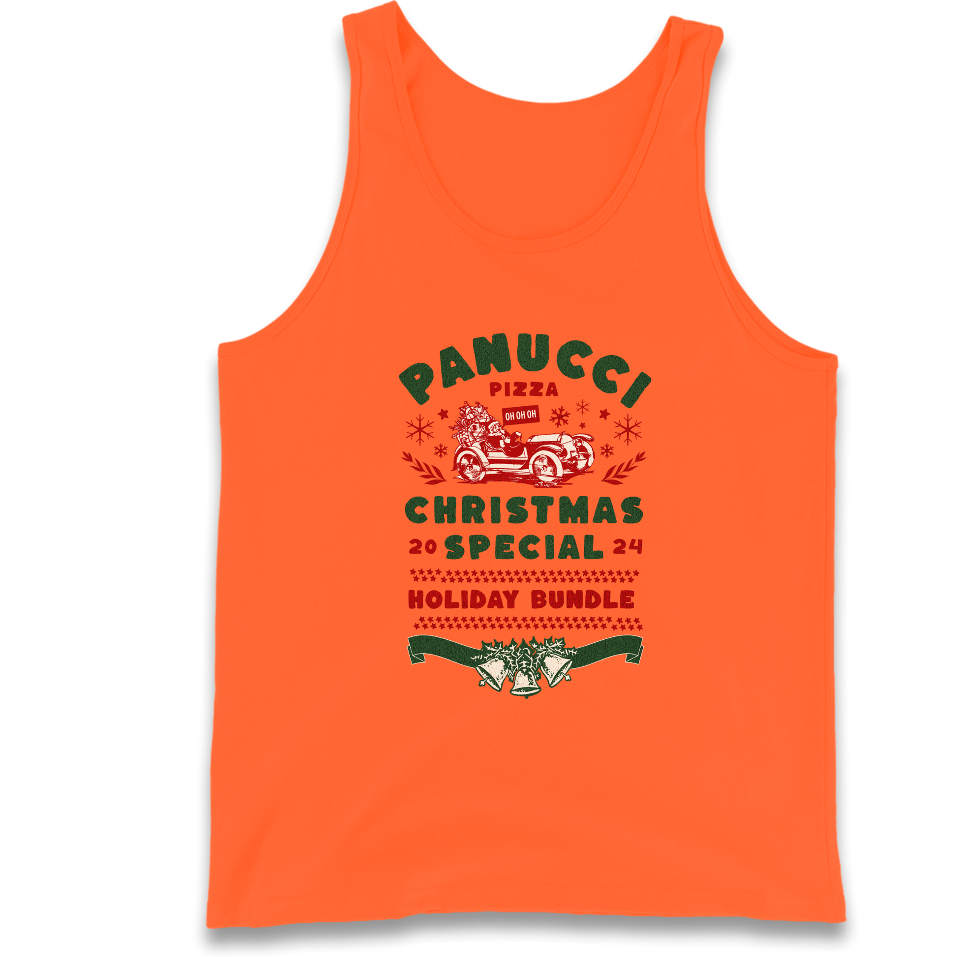 Panucci Pizza Christmas Special Christmas Tank Top
