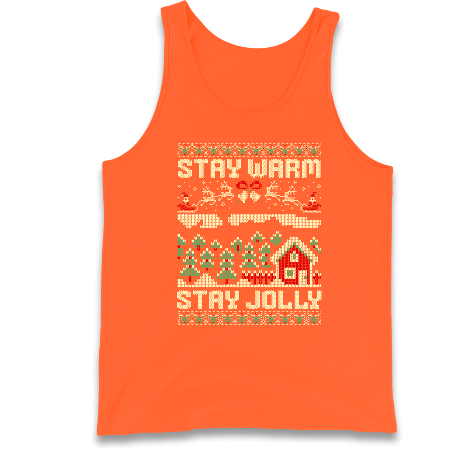 Stay Warm Stay Jolly Christmas Tank Top