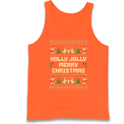 Holly Jolly Merry Christmas Tank Top