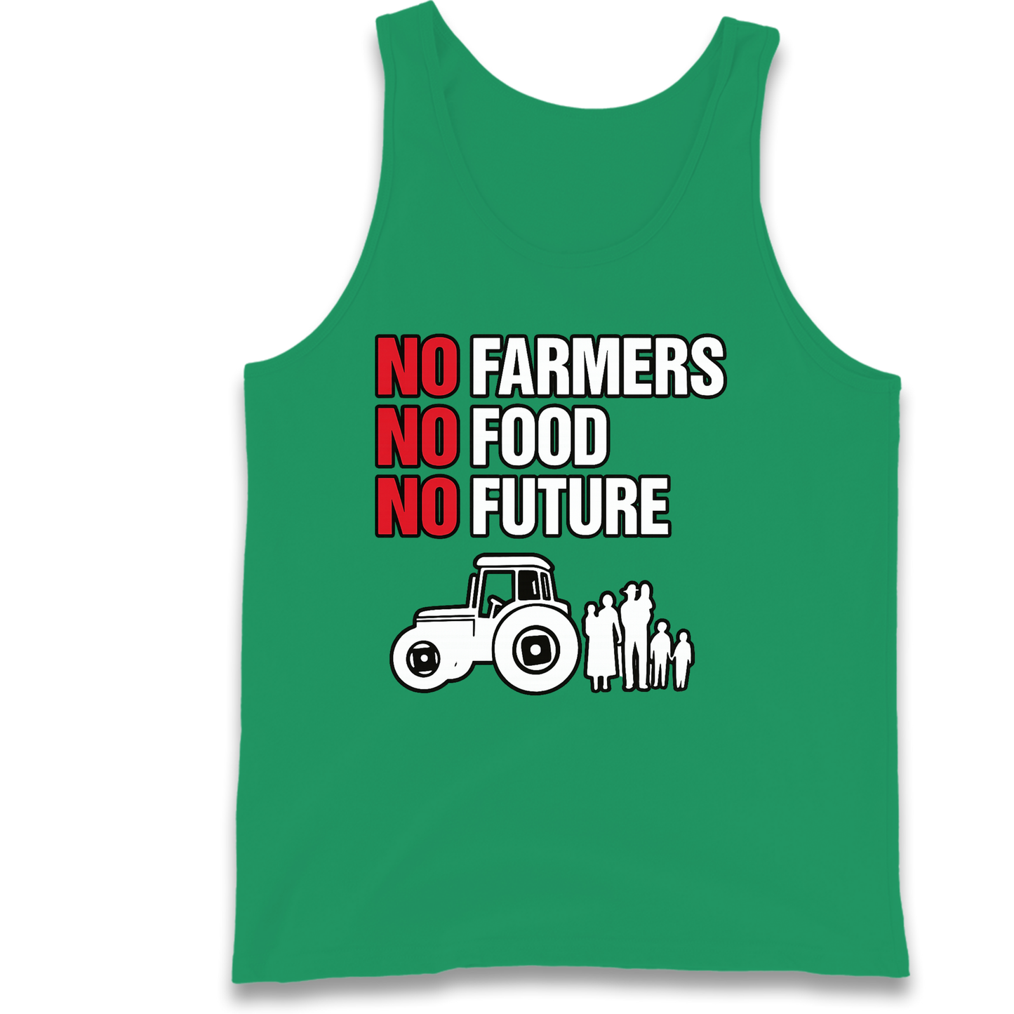 Farmers Agricultural Inheritance Tax Protest Tank Top