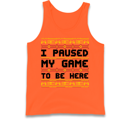 Paused My Game Tank-Top