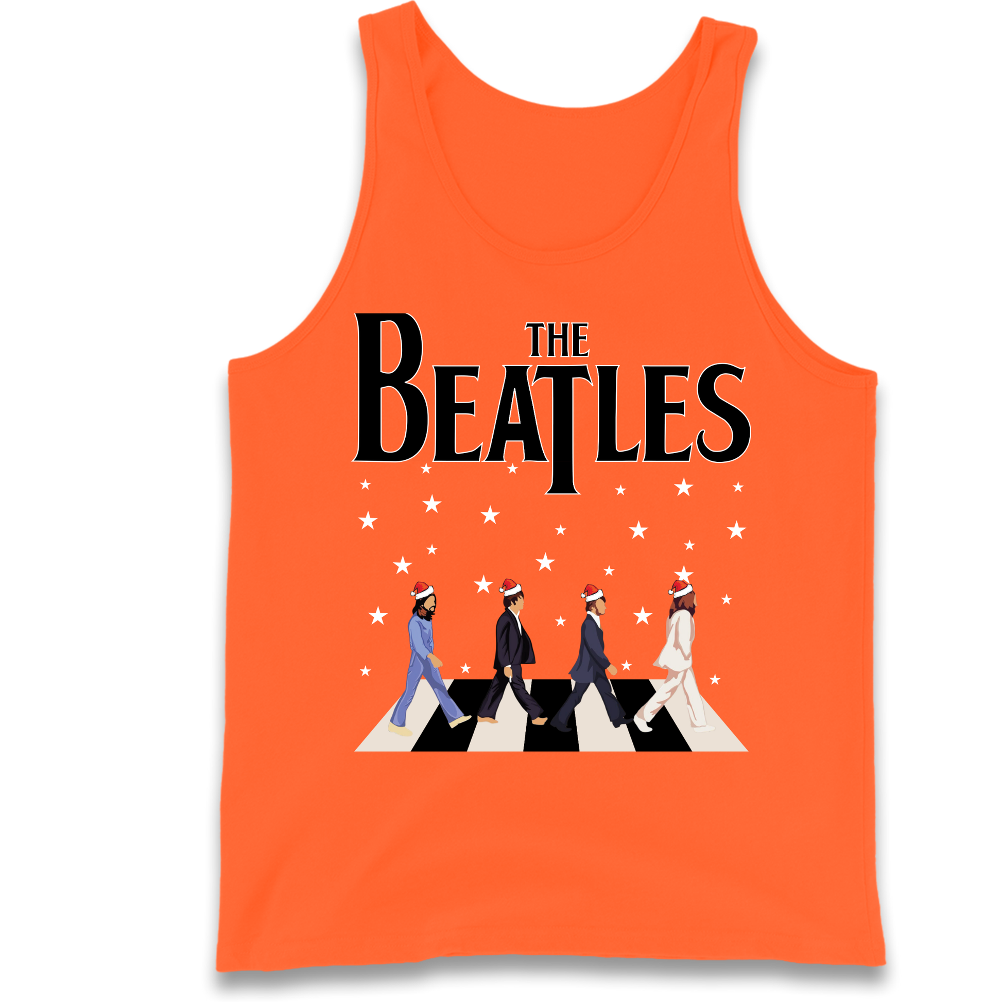 The Beatles Abbey Road Christmas Tank Top