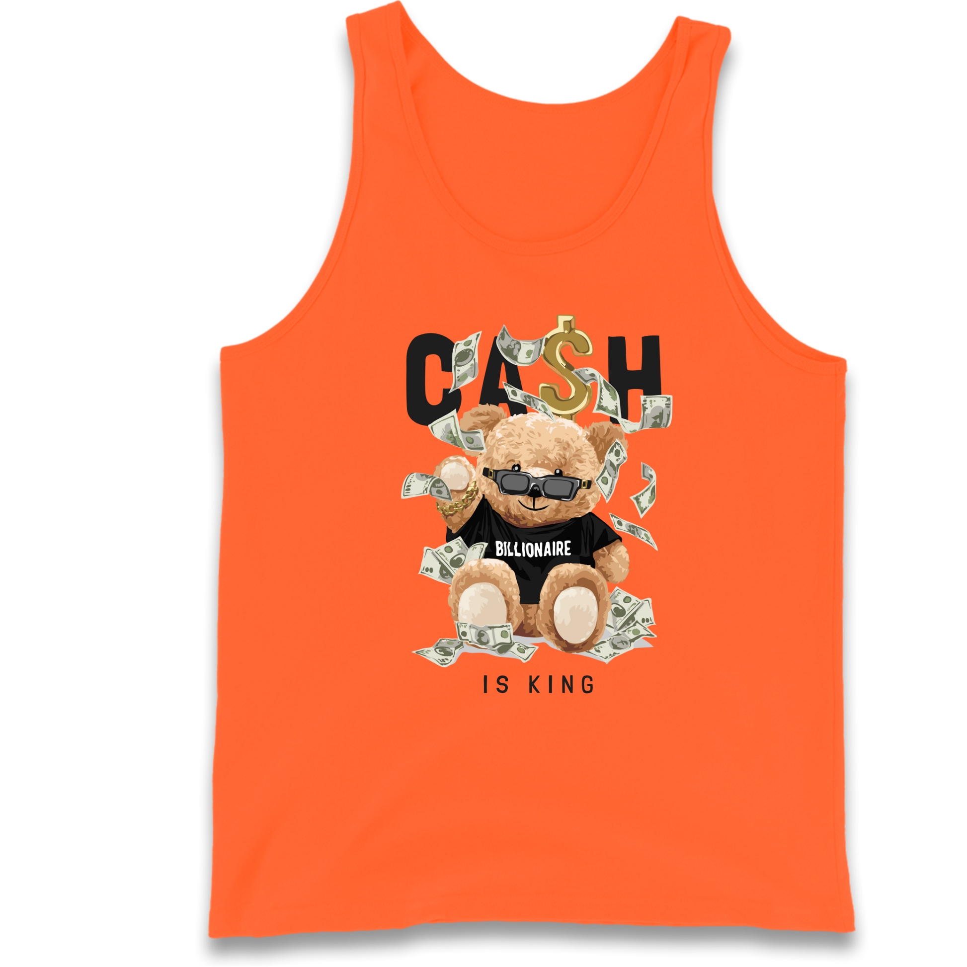 Teddy Bear Billionaire Streetwear Tank Top