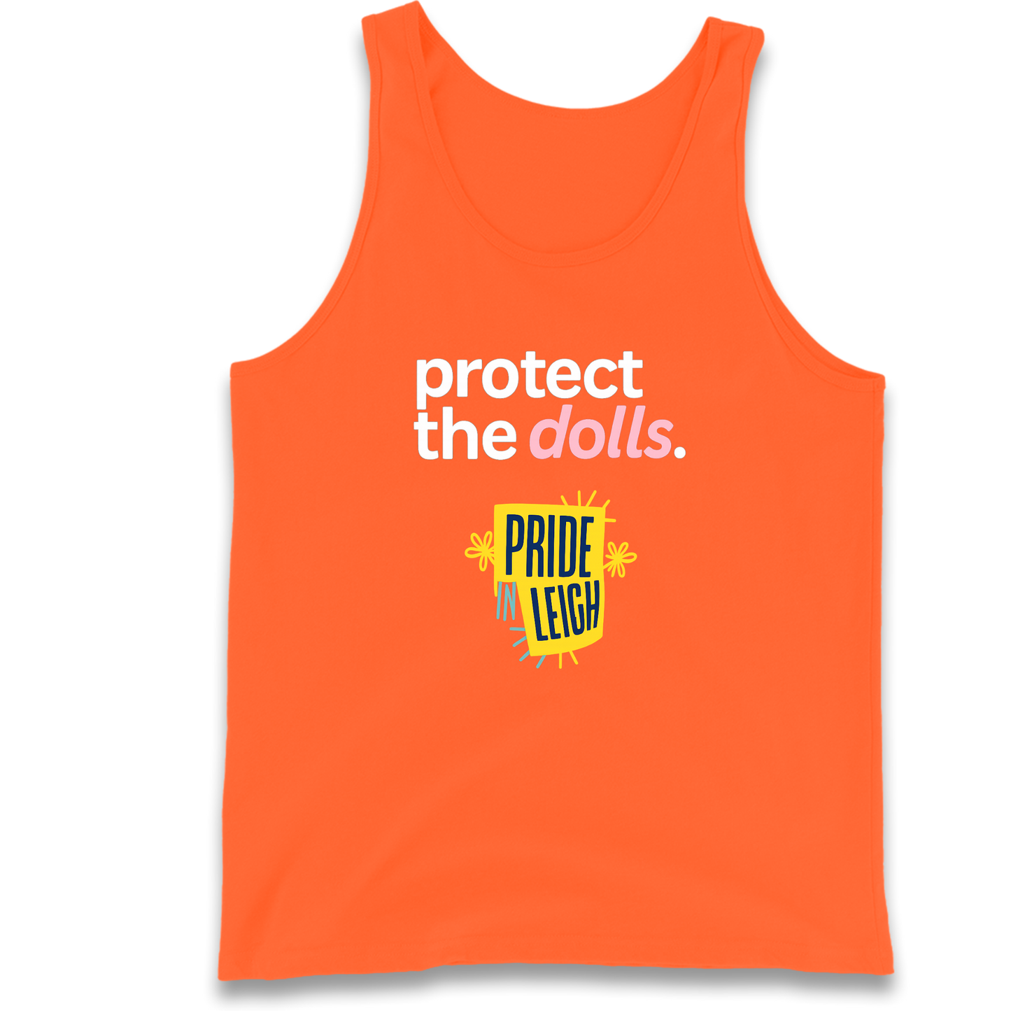 Protect The Dolls Slogan Tank Top