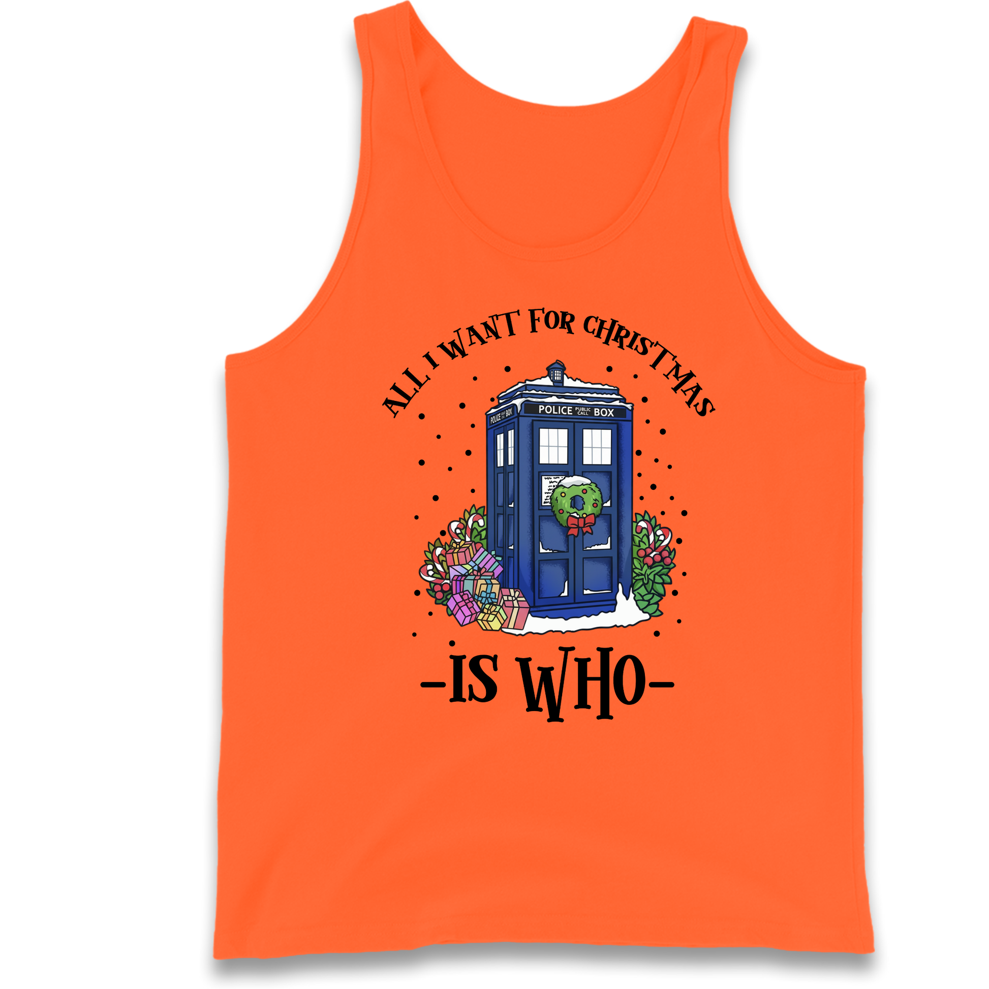 Dr Who Christmas Tank-Top