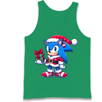 Sonic The Hedgehog Santa Tank Top