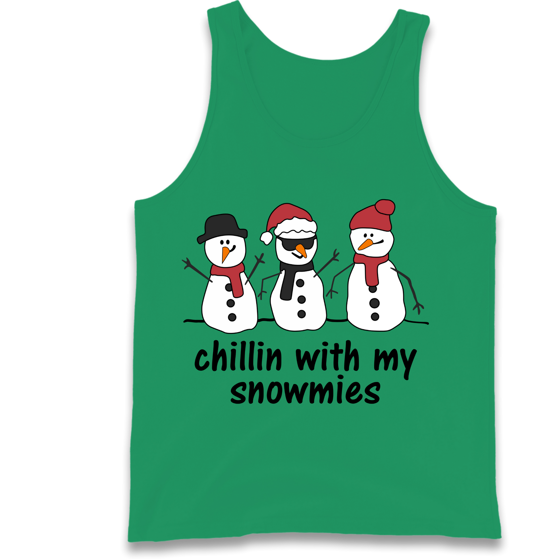 Chillin With My Snowmies Tank Top