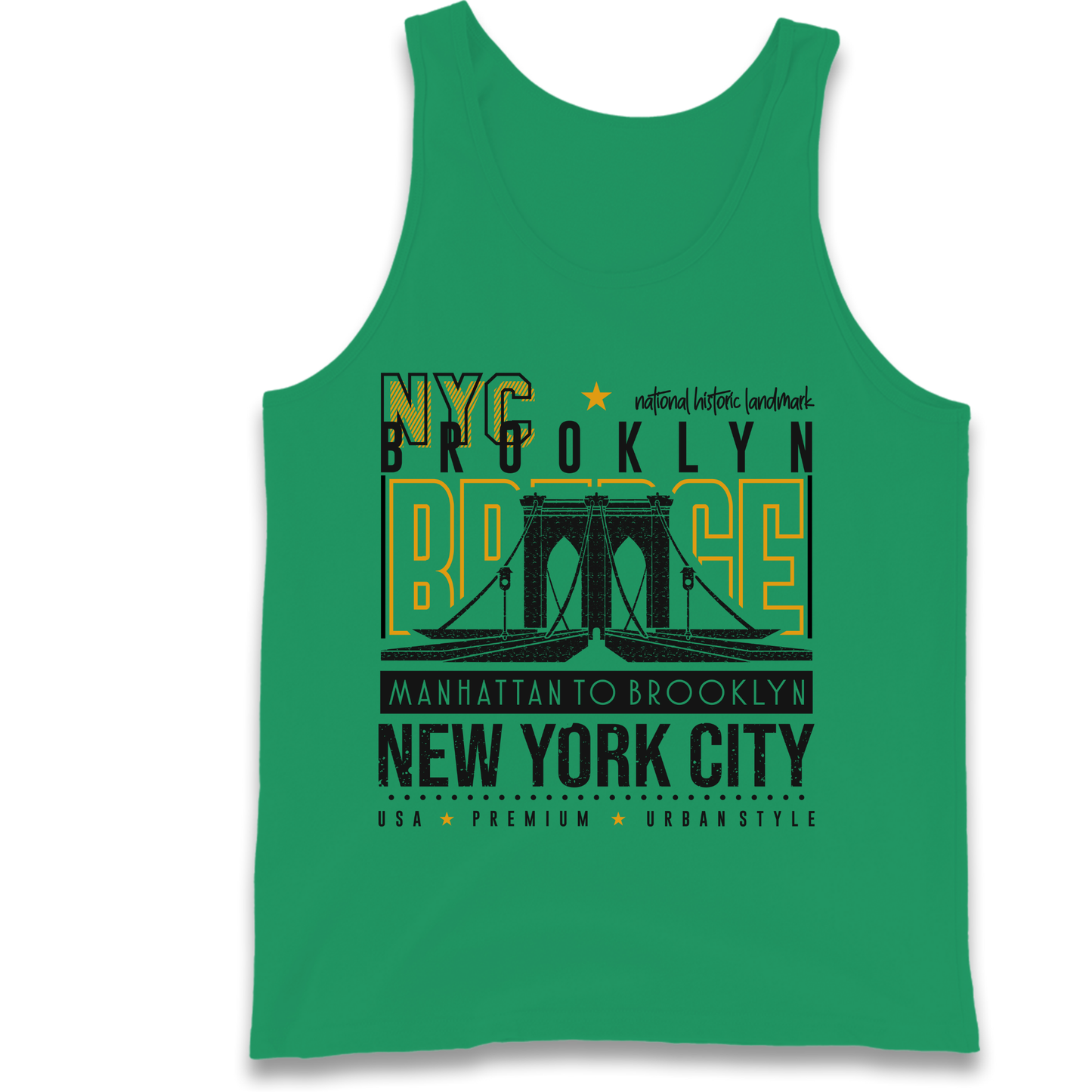 NYC Brooklyn Bridge Tank Top