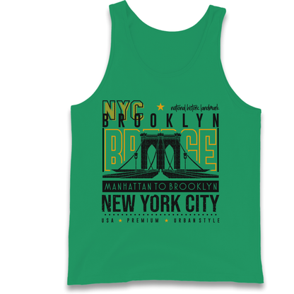 NYC Brooklyn Bridge Tank Top