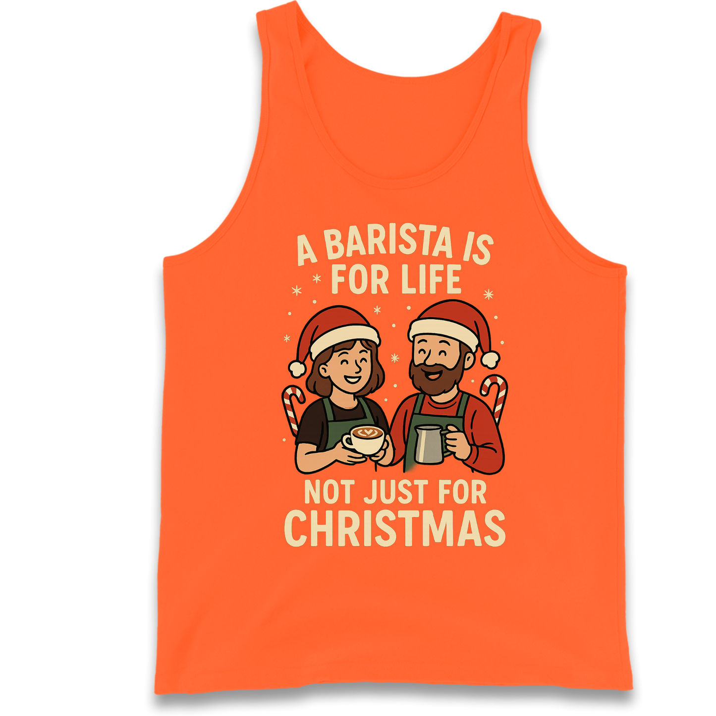 Barista Christmas Tank Top