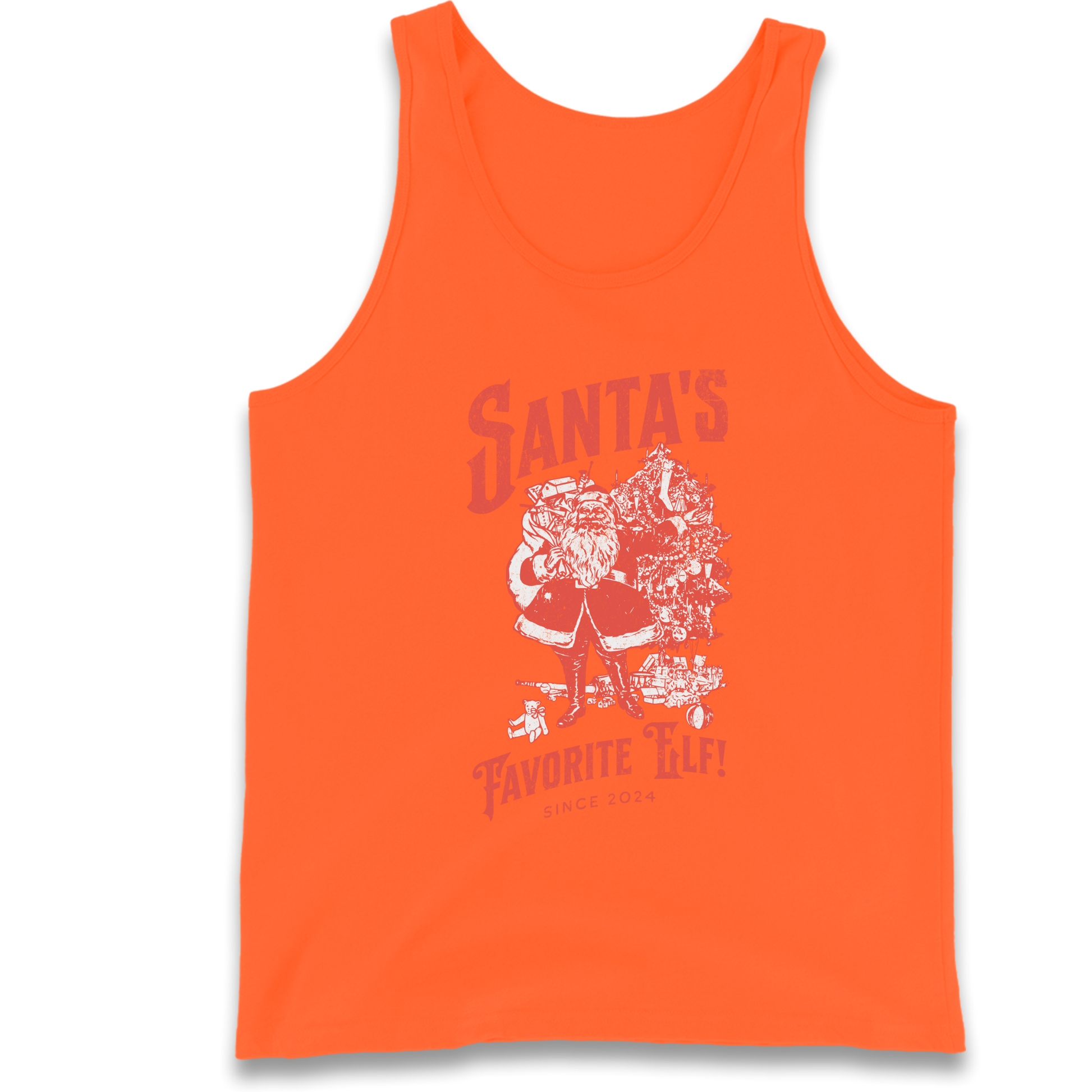 Santas Favourite Elf Christmas Tank Top