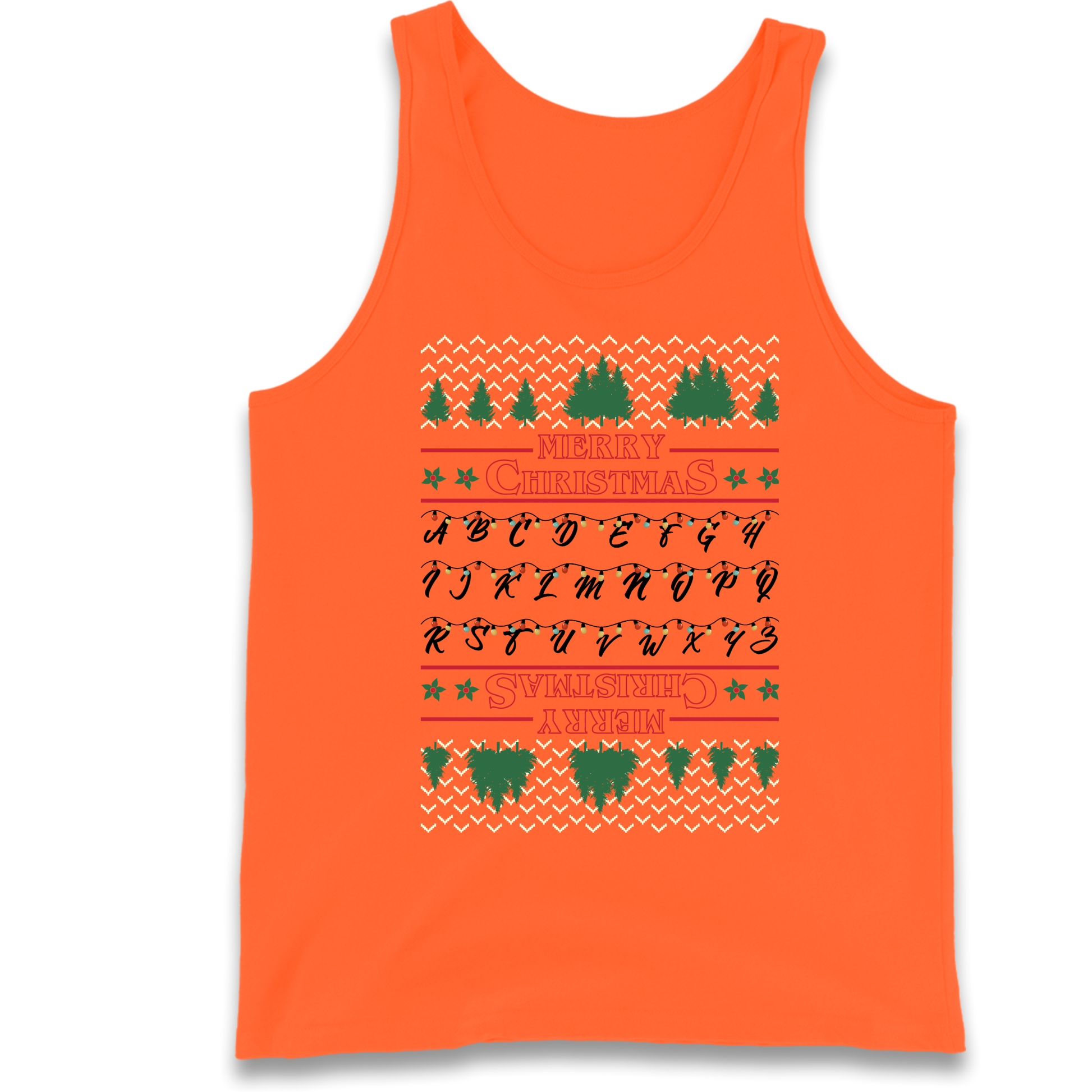 stranger things christmas jumper Tank Top