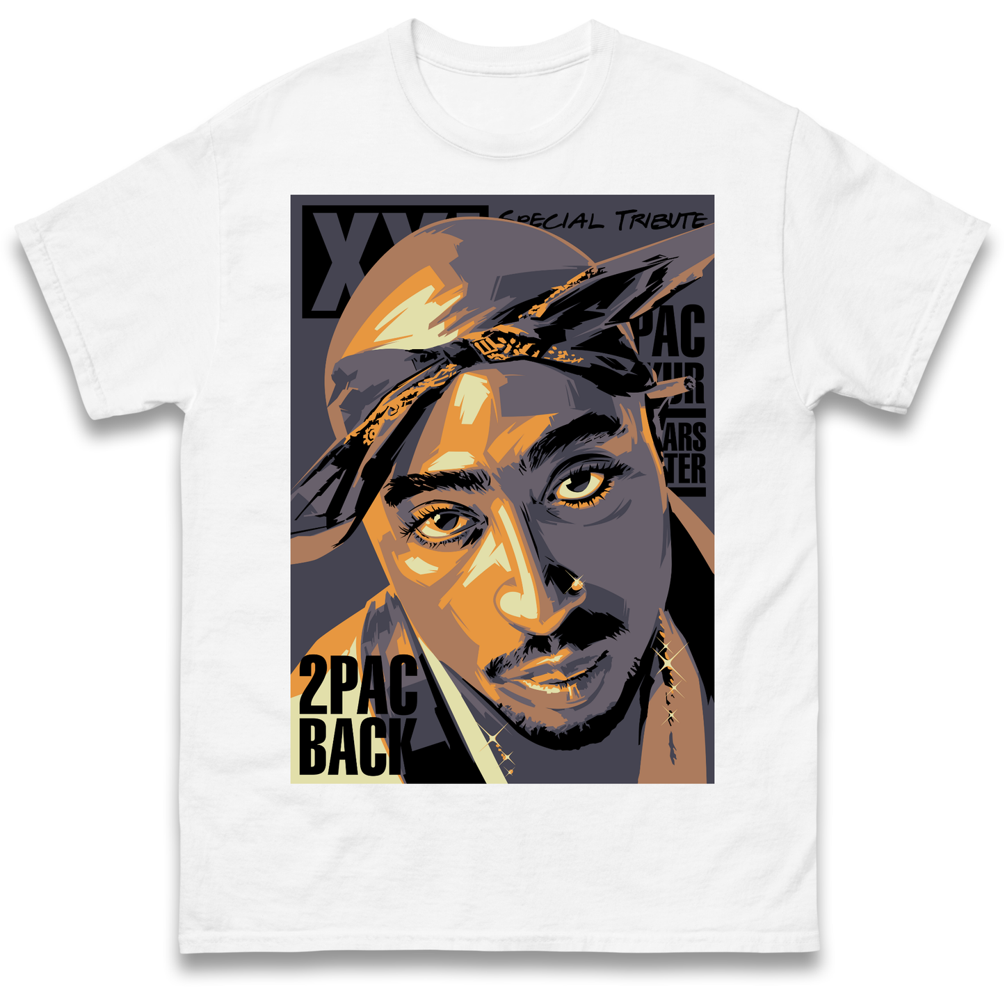 2 Pac Back T Shirt 